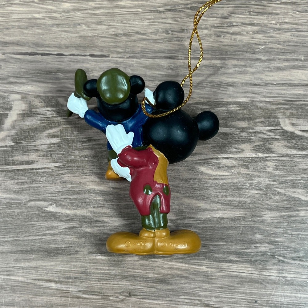 Vintage '92 Avon Ornament Set Disney Christmas Carol Mickey Minnie Scrooge Goofy - Picture 5 of 11